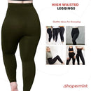 SHAPERMINT LEGGINGS FOR WOMEN TUMMY CONTROL HIGH WAISTED SHAPEWEAR WOMENS BLACK - Brand New
