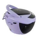 JENSEN PORTABLE SPORT STEREO BOOMBOX CD PLAYER AM/FM & AUX LINE-IN - PURPLE - Like New