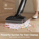 MOVA M10 CORDLESS WET DRY VACUUM CLEANER 180° LIE-FLAT M10-BLK - BLACK - Like New