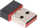 QR COMPUTERS USB 2.0 WIRELESS 802.IIN 150MBP - BLACK/RED - Like New
