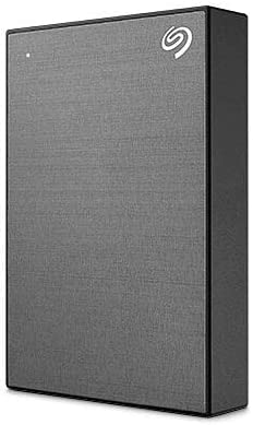Seagate STKC5000601 One Touch 5TB External HHD Drive - Space Gray Like New