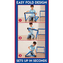 FRANKLIN SPORTS INDOOR MINI GOAL SPORTS SET - 3 IN 1 KIDS - BLUE - Like New