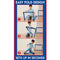 FRANKLIN SPORTS INDOOR MINI GOAL SPORTS SET - 3 IN 1 KIDS - BLUE - Like New