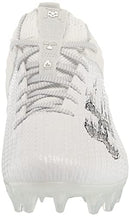 UNDER ARMOUR MEN'S BLUR SMOKE 2.0 MOLD, SIZE 8, WHITE/WHITE/METALIC SILVER - Like New