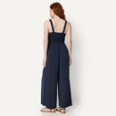 AMAZON ESSENTIALS WOMEN'S SQUARE NECK WIDE LEG SLEEVELESS JUMPSUIT, SIZE X-LARGE - Brand New