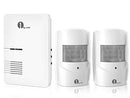 1BYONE DRIVEWAY ALARM HOME SECURITY ALERT REALTIME 36 MELODIES WHITE - Like New