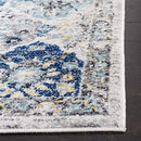 SAFAVIEH Madison Collection Runner Rug - 2'3" x 6' 10" X003E10CPV - Ivory & Aqua - Brand New