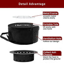 LIMOR Smokeless Fire Pit BBQ Grill 13" Wood Pellet Burning Camping - Black - Brand New
