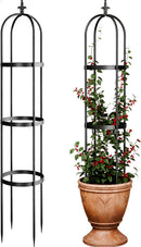 Idzo Trellis for Climbing Plants Outdoor, Garden Trellis SPVI - WEATHERED GRAY - Like New
