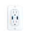 ANKER POWEREXTEND USB WALL OUTLET 2 AC OUTLETS A9321 - WHITE - Like New