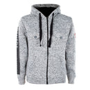 CANADA WEATHER GEAR MEN'S FULL ZIP HOODIE, LIGHT GRAY, MEDIUM - Brand New