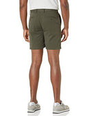 Amazon Essentials Men's Slim-Fit 7" Chino Short Dark Olive Size 33 - Like New