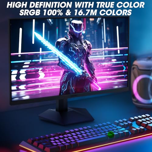 KOORUI 27" Gaming Monitor, FHD 1080p 165hz Mointor with 1ms (MPRT) Response Time - Like New