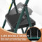 HBTOWER STEP LADDER, FOLDING STEP STOOL WITH WIDE ANTI-SLIP PEDAL - DARK/GREEN - Like New