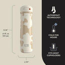 2213870 CONTIGO X ALLY LOVE JACKSON CHILL 2.0 STAINLESS STEEL 24OZ, OATMILK - Brand New