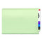 SMEAD END TAB PRESSBOARD FASTENER FILE FOLDER SAFESHIELD EXPANSION - GRAY/GREEN - Brand New