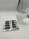 VTOPMART PLASTIC AIRTIGHT FOOD STORAGE CONTAINERS WITH LIDS, 8PC- CLEAR/BLACK Like New