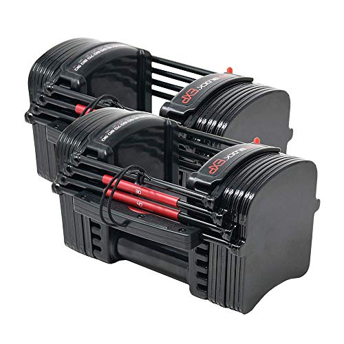 POWERBLOCK EXP ADJUSTABLE DUMBBELLS, STAGE 1, 5-50 LB, - Scratch & Dent