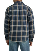 Wrangler Authentics Men's Long Sleeve Sherpa Lined Shirt Jacket Ombre Blue XXL - Brand New