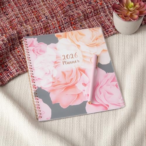 BLUE SKY 2026 MONTHLY PLANNER CALENDAR, 8" X 10", FLEXIBLE FROSTED COVER - Brand New