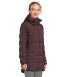 OL0545 MOUNTAIN HARDWEAR WOMEN'S STRETCHDOWN PARKA SIZE XS BLACKBERRY - Brand New
