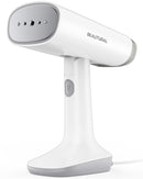BEAUTURAL TRAVEL STEAMER FOR CLOTHES DUAL VOLTAGE FOLDABLE HANDHELD - WHITE - Like New