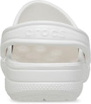 CROCS UNISEX ADULT BAYA CLOGS - SIZE: MEN 11 WOMEN 13 - WHITE - Like New