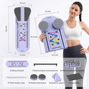 ROSSEMIA PILATES BOARD PORTABLE PILATES REFORMER EQUIPMENT WITH TIMER - PURPLE - Like New