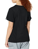 CHEROKEE INFINITY WOMENS ROUND NECK SCRUB TOP 3 POCKETS SIZE WOMEN M BLACK - Brand New