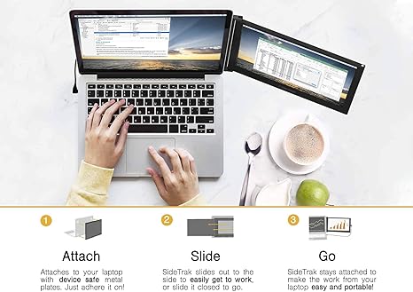 SideTrak Slide Portable Monitor 12.5" FHD IPS Attachable Screen - Scratch & Dent