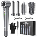 BOPCAL 5 IN 1 HOT AIR STYLER WRAP FOR WOMEN HIGHSPEED FRIZZFREE - SILVER GREY - Like New