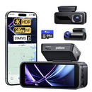 PELSEE P1 PRO 4K DASH CAM FRONT AND REAR STARVIS 2 SENSOR 64GB CARD - BLACK - Brand New