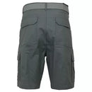 GALAXY BY HARVIC MEN'S COTTON RIPSTOP CARGO SHORTS WITH BELT - SIZE: 32 - GRAY - Brand New