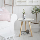 TRSPCWR Nesting Tables Set of 2, Round Nesting Coffee Table, B091C6WZRS - Like New