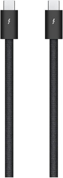 APPLE THUNDERBOLT 4 (USB‑C) PRO CABLE (1 M) - BLACK - Like New