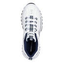237761 SKECHERS MEN'S, E'LITE AFTERBURN WALKING SHOE WHITE/NAVY Size 11 - Brand New