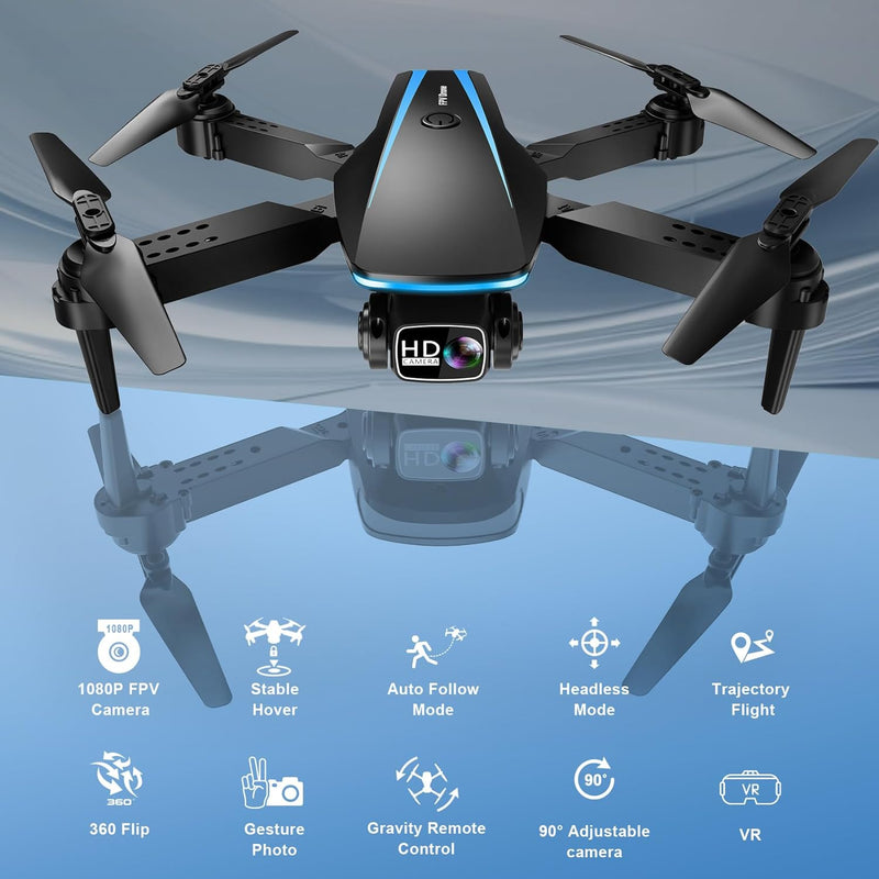 RADCLO X-28 Mini Drone with Camera - 1080P Foldable, Hover, 2 - Scratch & Dent