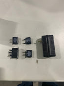 CONAIR TRAVEL SMART ALL-IN-ONE MULTIPLE SOCKET ADAPTER CONVERTER SET - BLACK - Like New