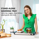 OVENTE ELECTRIC WARMING TRAY ADJUSTABLE TEMPERATURE CONTROL FW170S - SILVER - Brand New