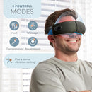 LIFEPRO PORTABLE EYE MASSAGER HEAT VIBRATION OCULAX 4 SOOTHING MODES-BLUE - Like New