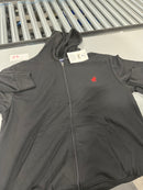 PACIFIC POLO CLUB FLEECE FULL-ZIP HOODIES - SIZE: MEN L - BLACK - Brand New