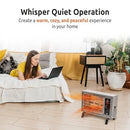 EZ HEAT PORTABLE ELECTRIC INDOOR RADIANT WIRE ELEMENT SPACE HEATER - GRAY - Like New