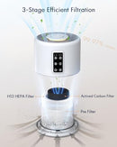 VEWIOR AIR PURIFIER FOR LARGE ROOM UP TO 1600FT - B-D02U-WHITE - Like New