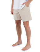 HURLEY H2O DRI SLUB DRIVER 8" INSEAM 19" OUTSEAM SHORT - SIZE: MEN 38 - KHAKI - Like New