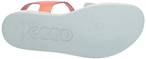 273713-02250-CN-11/11.5 ECCO WOMEN'S FLOWT 2 BAND SANDAL CORAL NUBUCK - Like New