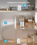 Dravonic 21 Pints Dehumidifier Basement 1500 Sq.ft Home Bedroom 3 Smart - White - Brand New
