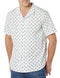 AEM20102SS22 AMAZON ESSENTIALS MEN'S COTTON RESORT SHIRT SLIM-FIT LIGHT BLUE L - Brand New