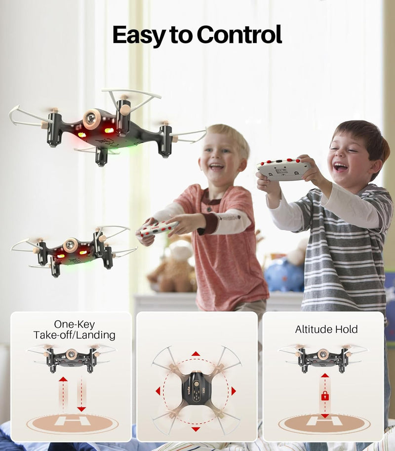 SYMA X20 Drone for Kids, Mini Nano RC Quadcopter Altitude Hold - Black, Gold Like New