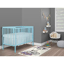 Dream On Me Synergy 5-in-1 Convertible Crib 657-AQ - AQUA SKY - Like New