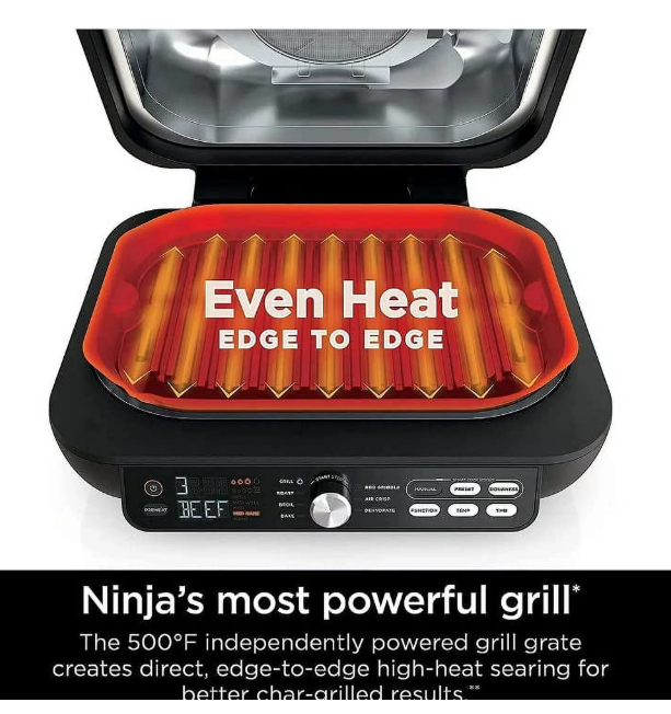 Ninja IG651 QNV Foodi Smart XL Pro 7-in-1 Indoor Grill/Griddle Combo - NAVY BLUE - Like New